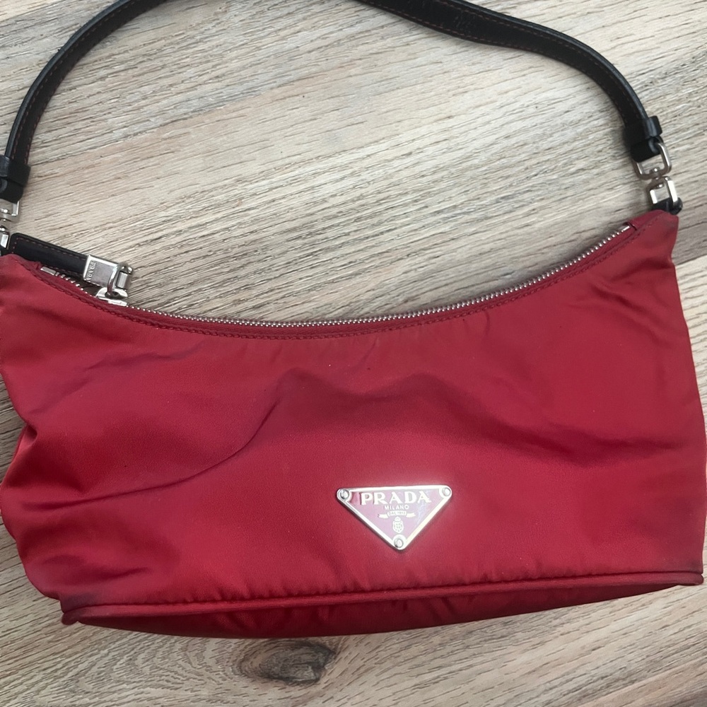 Prada Red Shoulder Bag - Picture 2 of 9